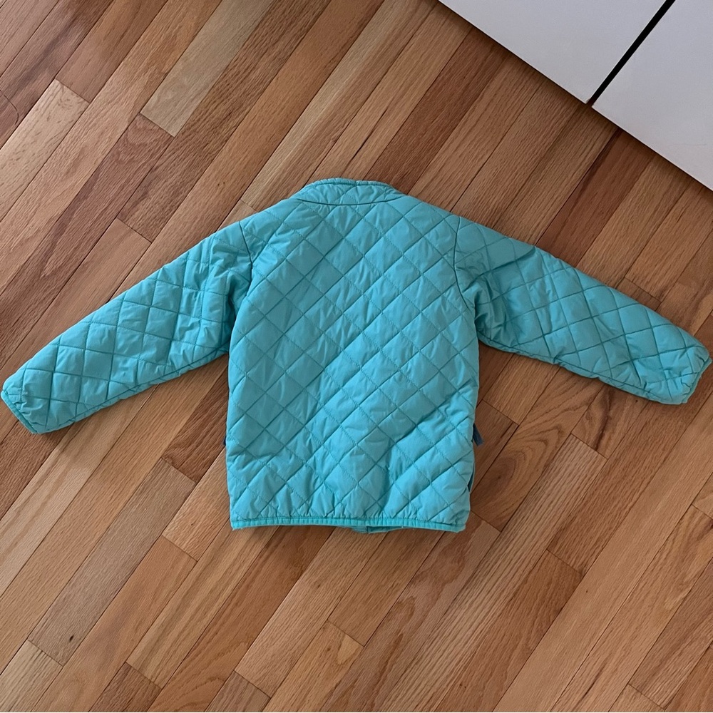 Like New 🆕 Patagonia Nano Puff Diamond Quilt Jacket 4T MINT GREEN - Picture 6 of 6